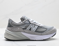 New Balance NB 990 series sneakers, retro mesh, woven pigskin, low-top casual running shoes.