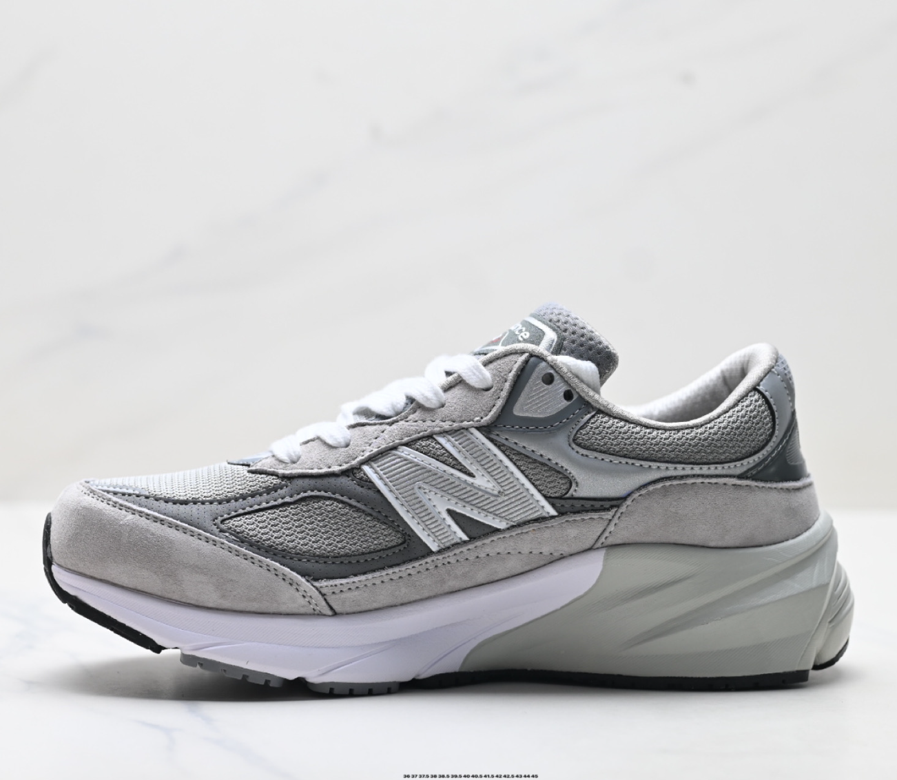 New Balance NB 990 series sneakers, retro mesh, woven pigskin, low-top casual running shoes.