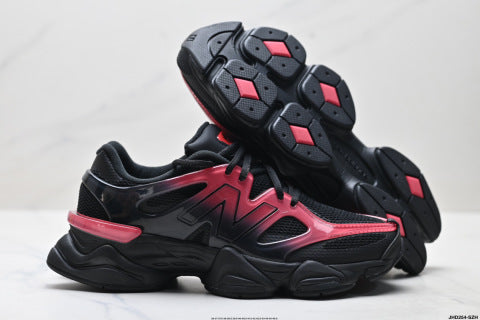 New Balance 9060 series running shoes: comfortable, slip-resistant, retro casual sportswear.