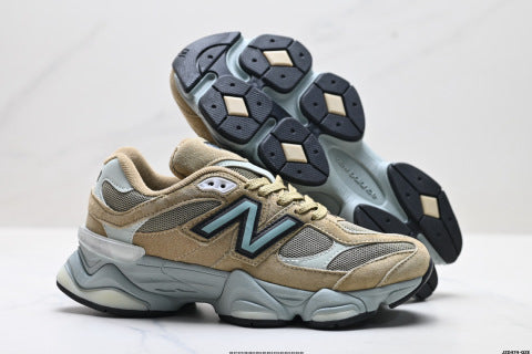New Balance 9060 series athletic shoes, running shoes, men's and women's shoes, non-slip and wear-resistant.