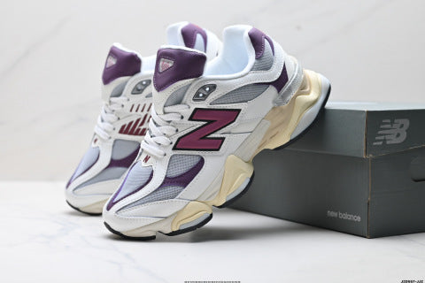 New Balance 9060 series running shoes, slip-resistant and durable, suitable for casual sports.