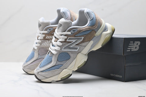 New Balance 9060 series running shoes, athletic shoes, shock absorption, comfort, slip resistance, casual wear.