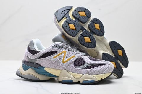 New Balance 9060 series running shoes, athletic shoes, shock absorption, comfort, slip resistance, casual wear.