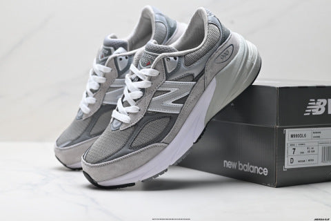 New Balance NB 990 series running shoes, breathable mesh upper, low-top casual shoes.