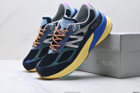 New Balance NB 990 series athletic shoes, running shoes, breathable mesh upper, low-top casual shoes.