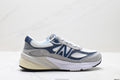 New Balance NB 990 series running shoes, athletic shoes, breathable mesh upper, low-top casual shoes.