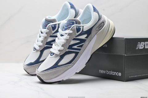 New Balance NB 990 series running shoes, athletic shoes, breathable mesh upper, low-top casual shoes.