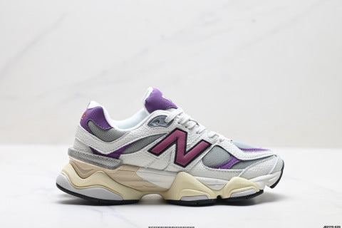 New Balance 9060 series athletic shoes: comfortable, slip-resistant, casual running shoes.