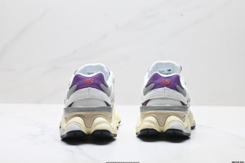 New Balance 9060 series athletic shoes: comfortable, slip-resistant, casual running shoes.