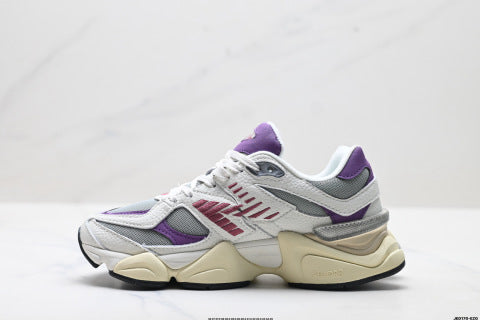 New Balance 9060 series athletic shoes: comfortable, slip-resistant, casual running shoes.