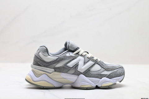 New Balance 9060 series athletic shoes: comfortable, slip-resistant, casual running shoes.