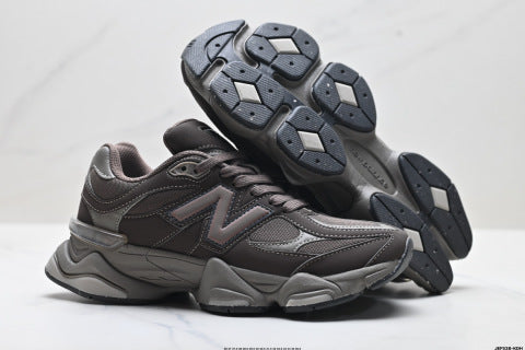New Balance 9060 series running shoes: slip-resistant, durable, breathable, and lightweight athletic shoes.