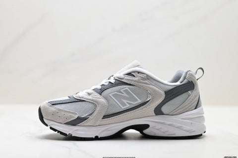 New Balance MR530 series running shoes, breathable mesh cushioning, casual athletic shoes.