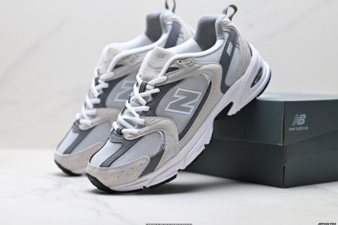 New Balance MR530 series running shoes, breathable mesh cushioning, casual athletic shoes.