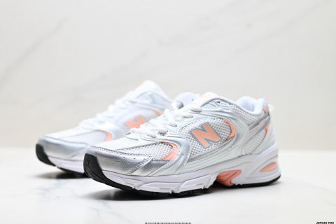 New Balance MR530 series athletic shoes, breathable mesh cushioning, casual running shoes.
